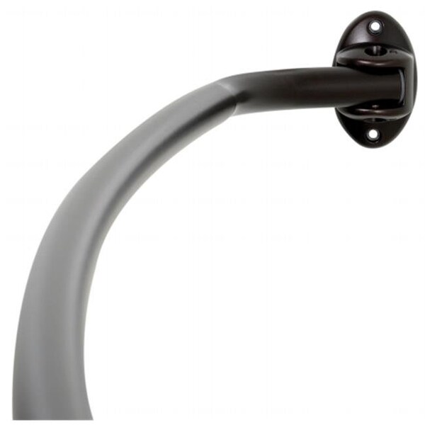 Zenith Products Zenith Products 35603HB04 72 in. Heritage Bronze Adjustable Curved Shower Rod
